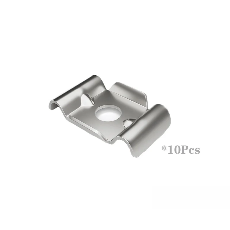 304 Stainless Steel Double Pole Pad Fence Bracket Butterfly Type Clamp For Wood Fence Attachment Clamps For Metal/wooden Posts