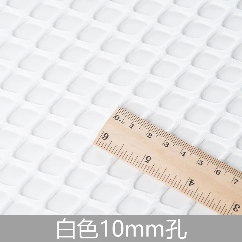 Black Elastic Net Fabric Honeycomb Mesh Fabric Multifunction For Jeans Knit Lining Apparel Cloth High quality DIY Elastic Fabric