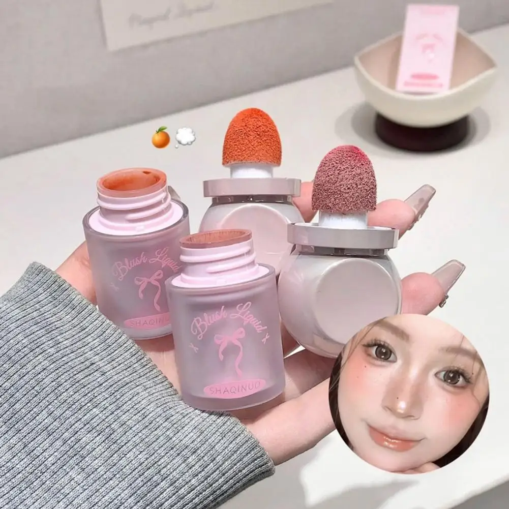 Grande testina in spugna Fard liquido Polvere di colore gelatina Idratante Evidenzia bellezza Espande contratta Guancia Matte Viso Makeu