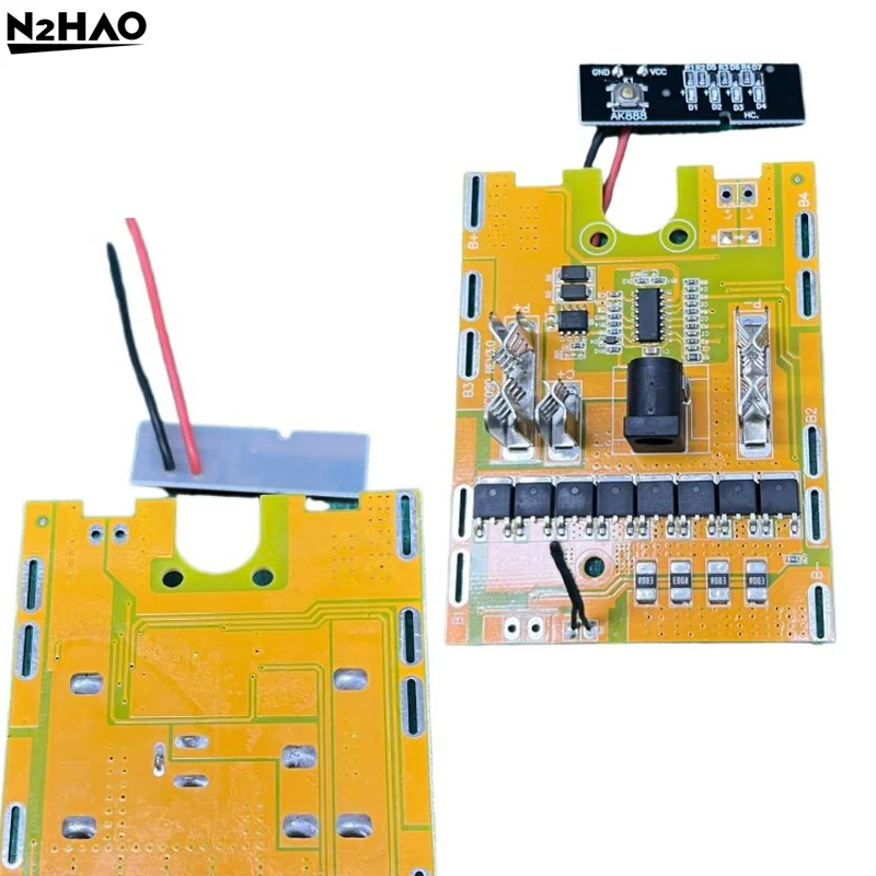 1 قطعة DIY اكسسوارات 21 فولت 8MOS لوح حماية التوازن ل 18650 زاوية طاحونة بالمنشار المفتاح الكهربائي لوح حماية #1