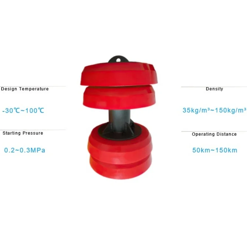 Design High Pressure Pipe Cleaning Pig Scraper Polyurethane 4 Cups Pipeline Pigging Cleaner