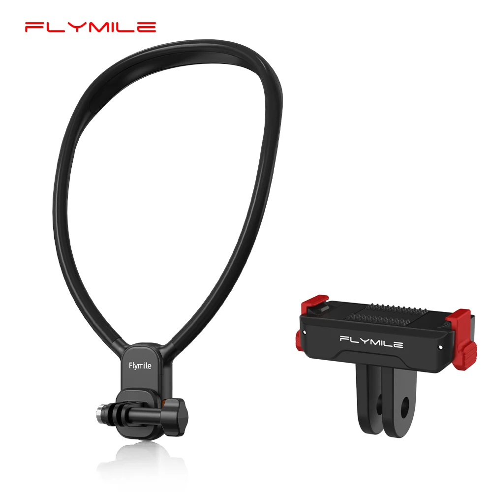 

Крепление на шею и грудь Flymile Action 5 Pro с магнитным быстросъемным креплением для DJI OSMO 360/Action 4, аксессуары для POV-видео