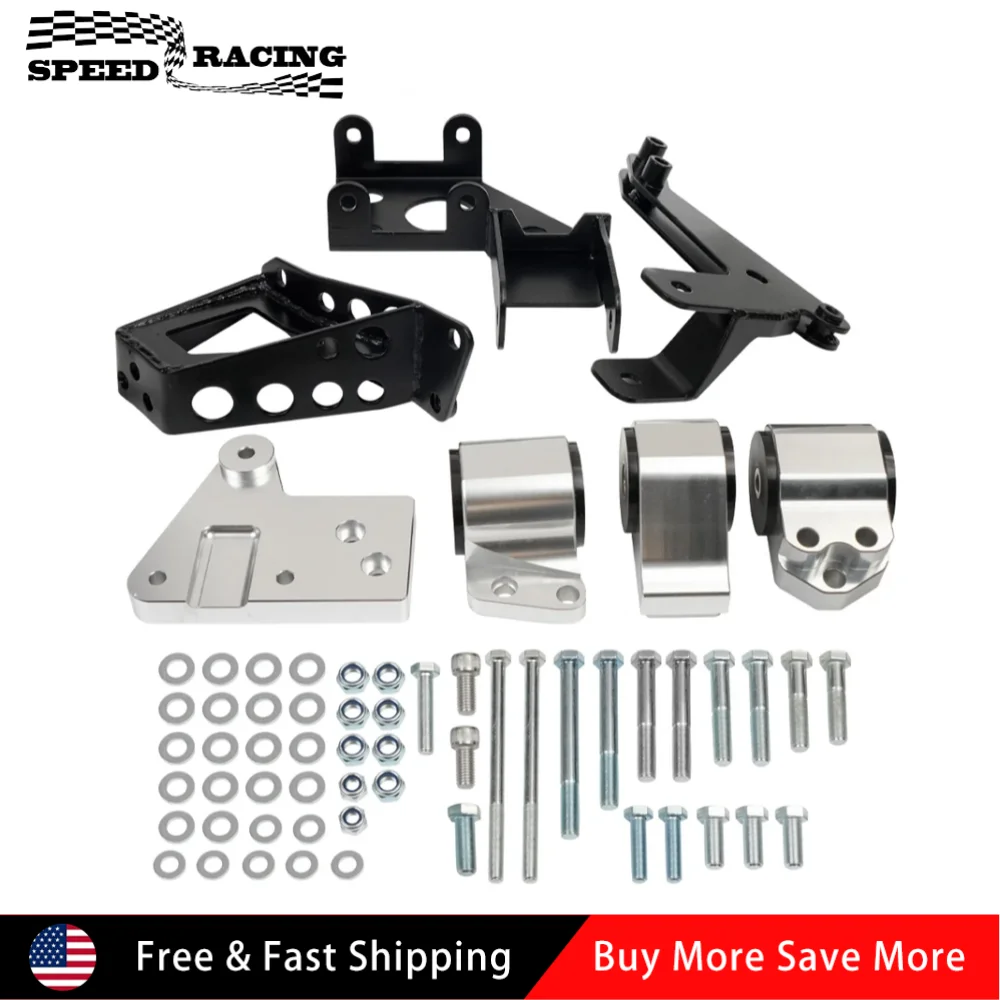 

Engine Swap Motor Mount Bracket Replacement for 1992-1995 Honda Civic EG 1994-2001 Acura Integra EM-1006