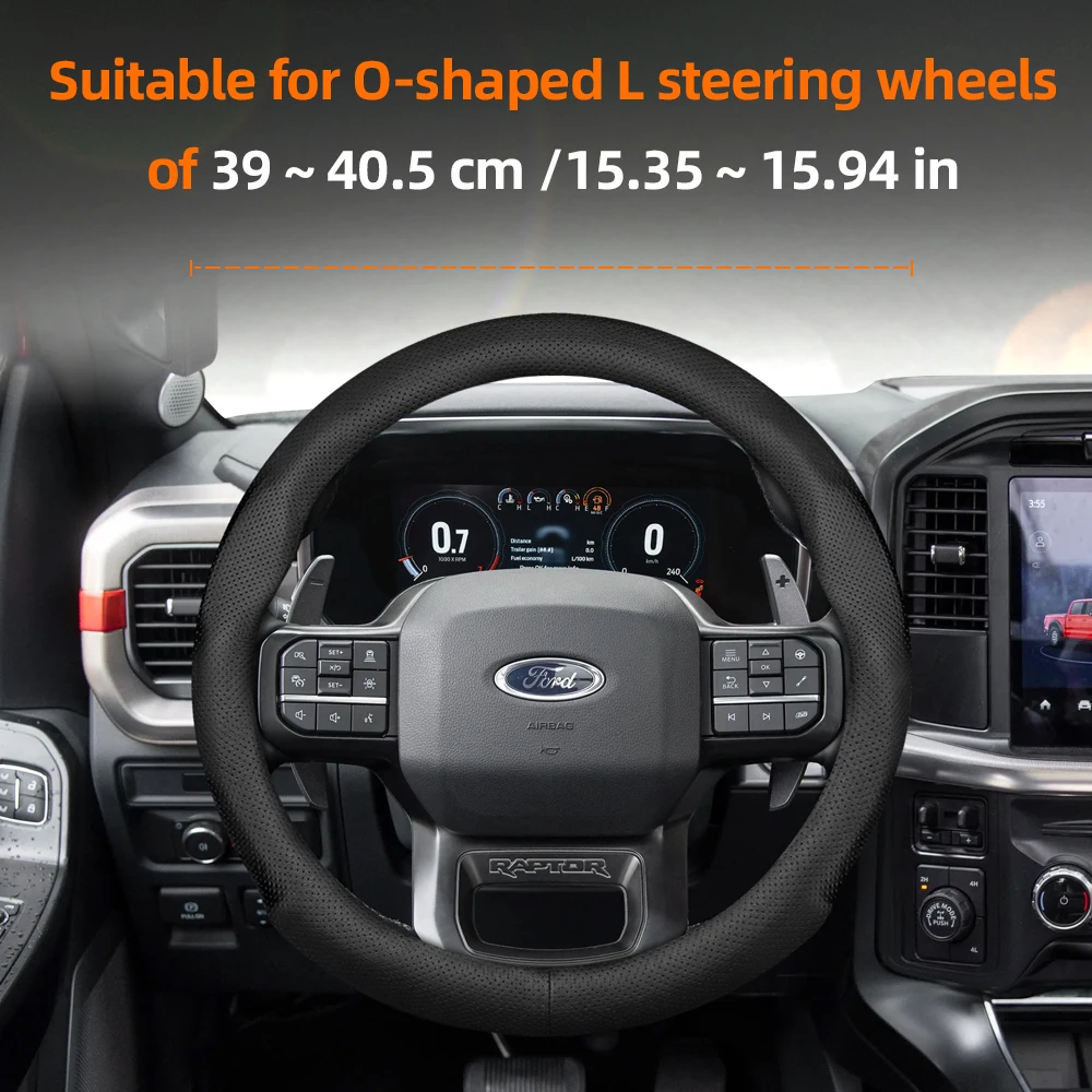 

Для Ford круглый чехол на руль F-150 Mustang Focus Mondeo Fusion Fiesta Explorer Edge Tourneo Transit S-Max Taurus Ecosport