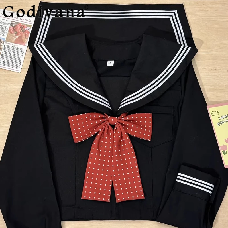 

JK японский милый студенческий свободный костюм-рубашка с длинными рукавами, весенне-осенний костюм для девочек с высокой талией, модные комплекты плиссированной юбки для снижения возраста