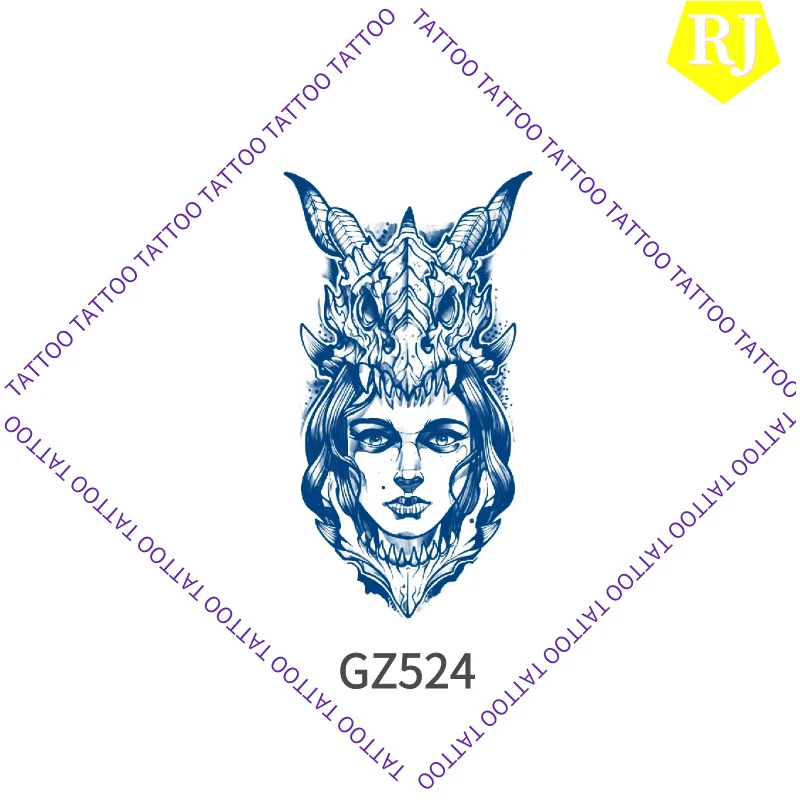 11x18cm Flower Arm Herbal Tattoo Sticker, Non Reflective Juice Tattoo Sticker, Waterproof Sweat Spot Tattoo Sticker