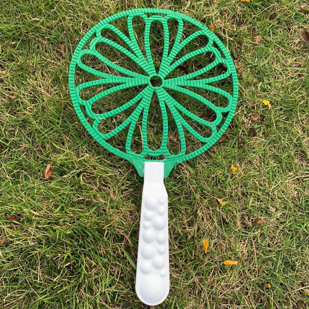 Anillo de burbuja con forma de girasol para niños, juego al aire libre, juego grande para hacer burbujas, seguro y duradero