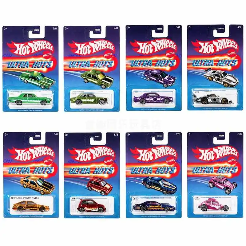 Mattel Hot Wheels Car Target Ultra Hots 2024 Mix 2 HDG52 F Case 1/64 Diecast Vehicle Model Cars Model Toys for Boys Gift