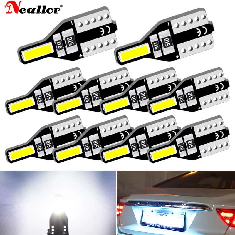 10x T10 W5W LED Bulb 194 168 Car Interior Light Spoilers For Mazda MX5 CX5 GH CX-7 GG CX3 CX7 MPV RX 3 6 CX-5 323 5 CX5 2 626