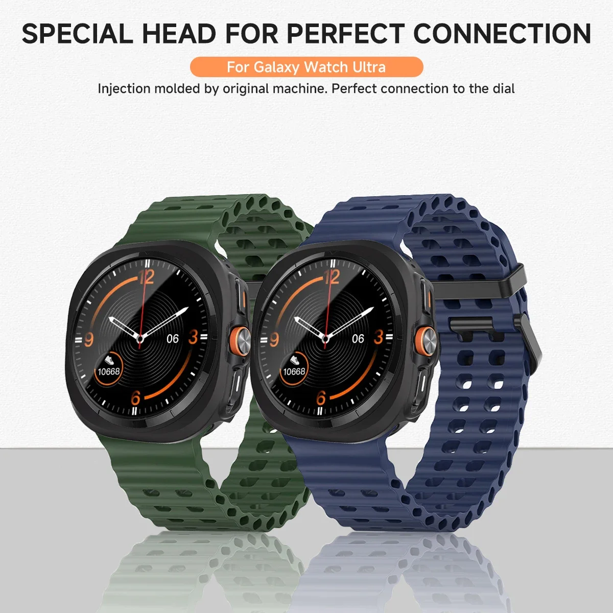 Case + Ademende Band Voor Samsung Galaxy Watch Ultra 47Mm Siliconen Armband Polsband Voor Samsung Galaxy Ultra Accessoires Hoesjes