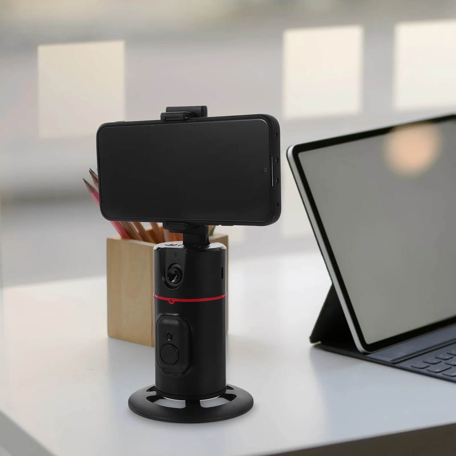 

Stabilizer Selfie Stick Auto Face Detachable Clamp Holder for Video Recording