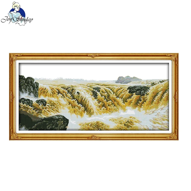 

Наборы для вышивки крестом Joy Sunday, узор Гранмура, HD печать, счетная штампованная ткань, холст 16/14/11CT, набор для вышивания «сделай сам»