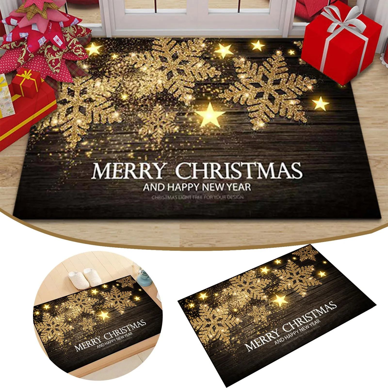 

Christmas Mat Santa Mat Festive Festive Mat Gift Mat Bathroom Mat Area Rugs h Home Alone Blankets And Throws