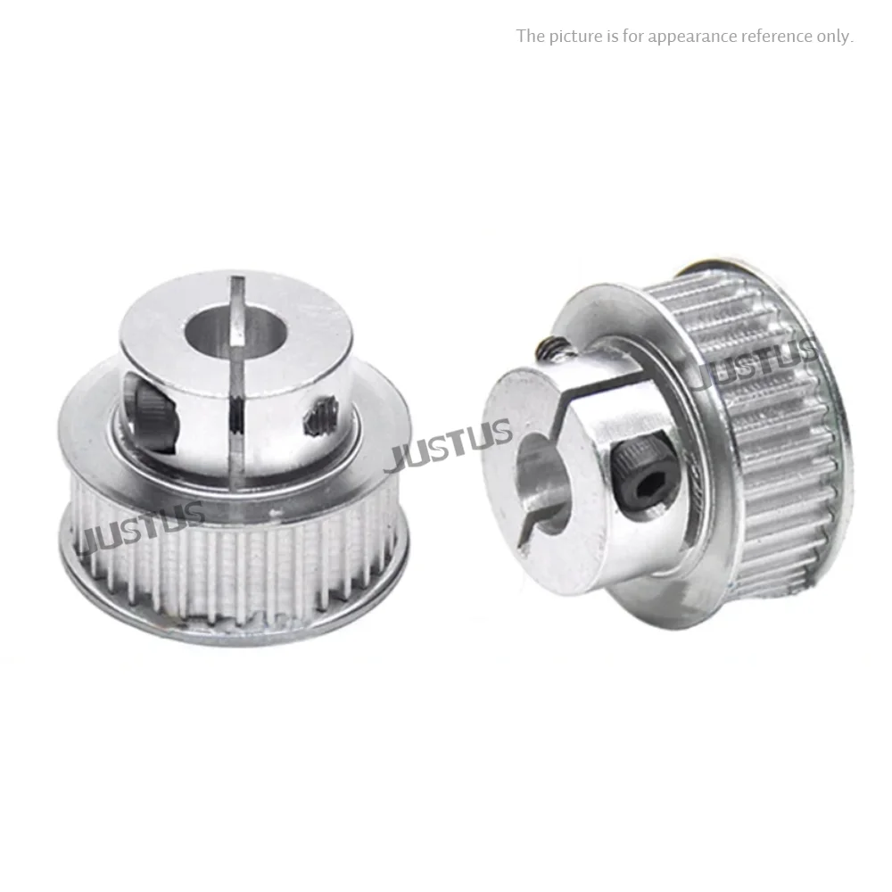 30T/40T/44 Tooth HTD 5M BF Clamping Type Synchronous Wheels Bore 8-25mm for Belt width 10/15/20mm 3D Printer Accessories