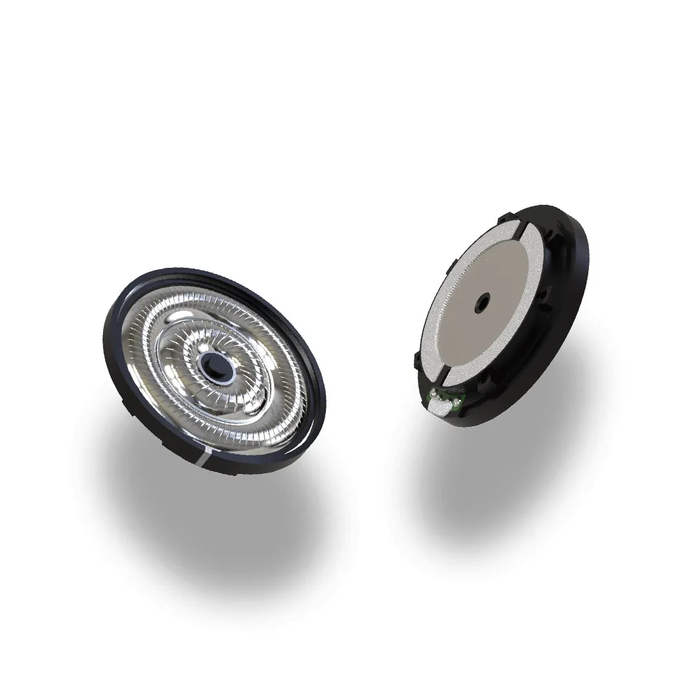 A Pair50mm Aluminium Titanium Diaphragm Dome Hi-Fi Dynamic Driver Unit 32 Ohm 120dB Full-Range High End Ear Headphones HSJ50-19T