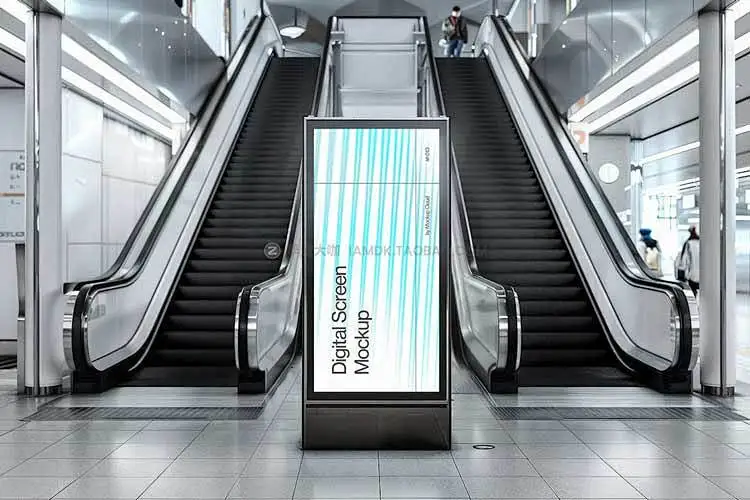 43 Inch Capacitive Touch Store Promotion Digital Signage Player Kiosk For Shopping Mall Advertising Animated Graphics Display