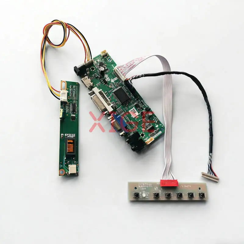 

Комплект платы контроллера ЖК-экрана для HSD121PX12 LP121X04 LP121X1 LP121X05, 20-контактный LVDS, 1024x768, 1-CCFL, HDMI+DVI+VGA