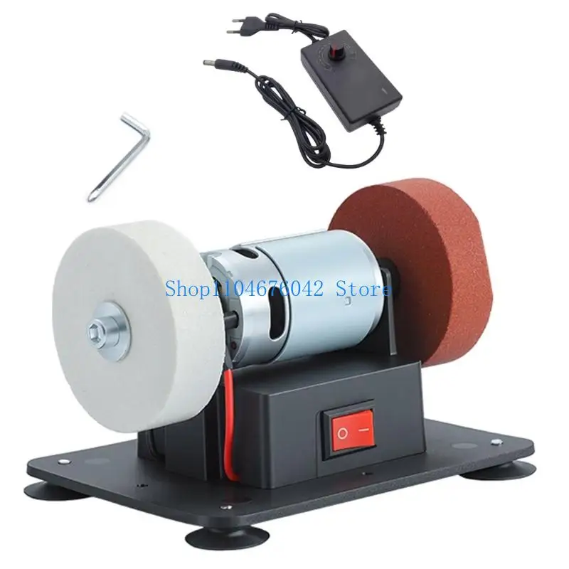 

652F Small Space Saving 150W Grinding Machine With Two And Adjustable Speed For Precise Materials Processing Sharpening