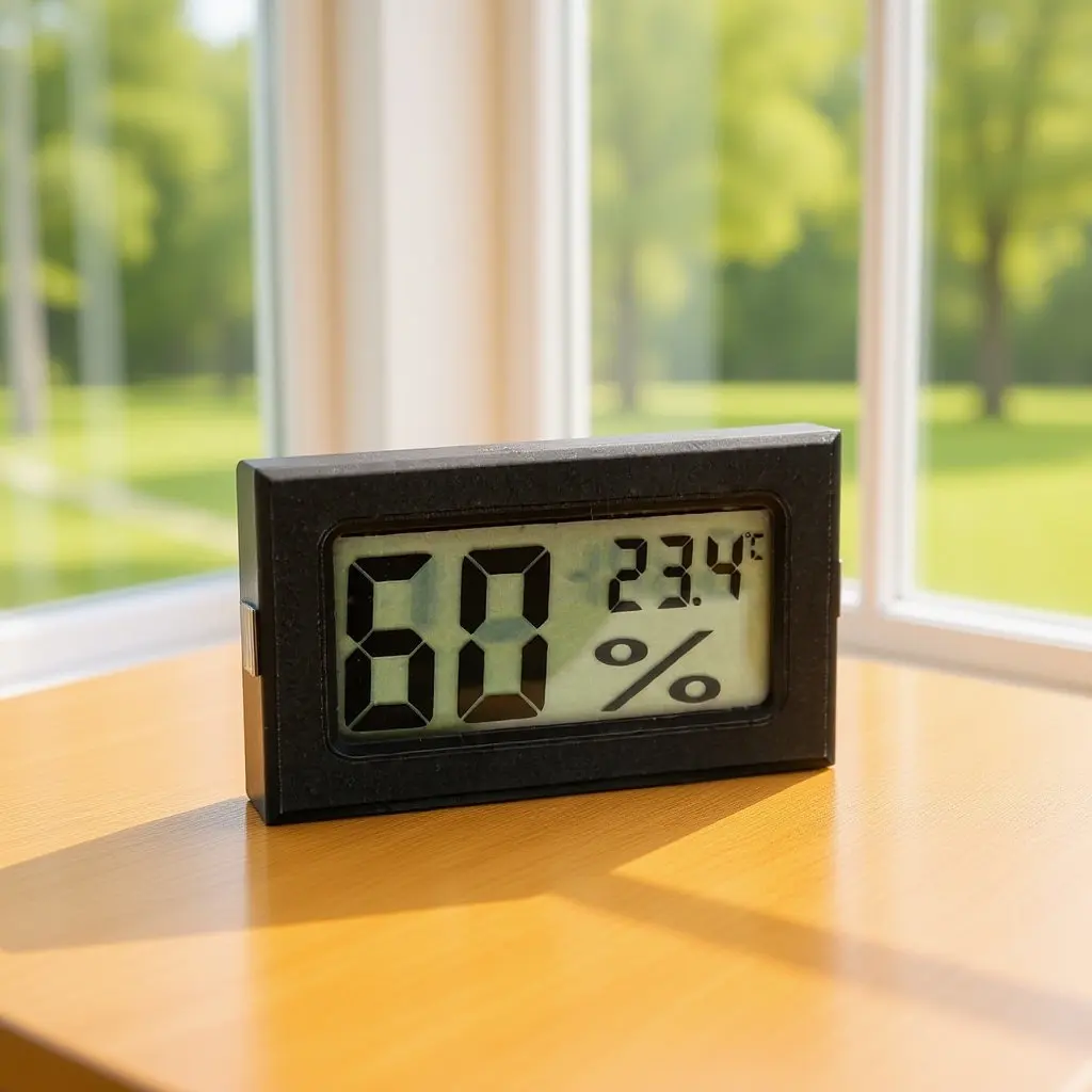 

Mini Digital Hygrometer Thermometer Indoor Temperature and Humidity Meter Portable Compact LCD Display Precise Climate