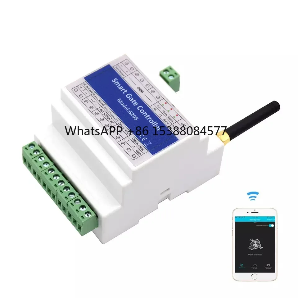 

Smart GSM G205 Door Gate Opener Remote On/Off Relay Switch Remote Control Door Access Wireless by Free Call SMS