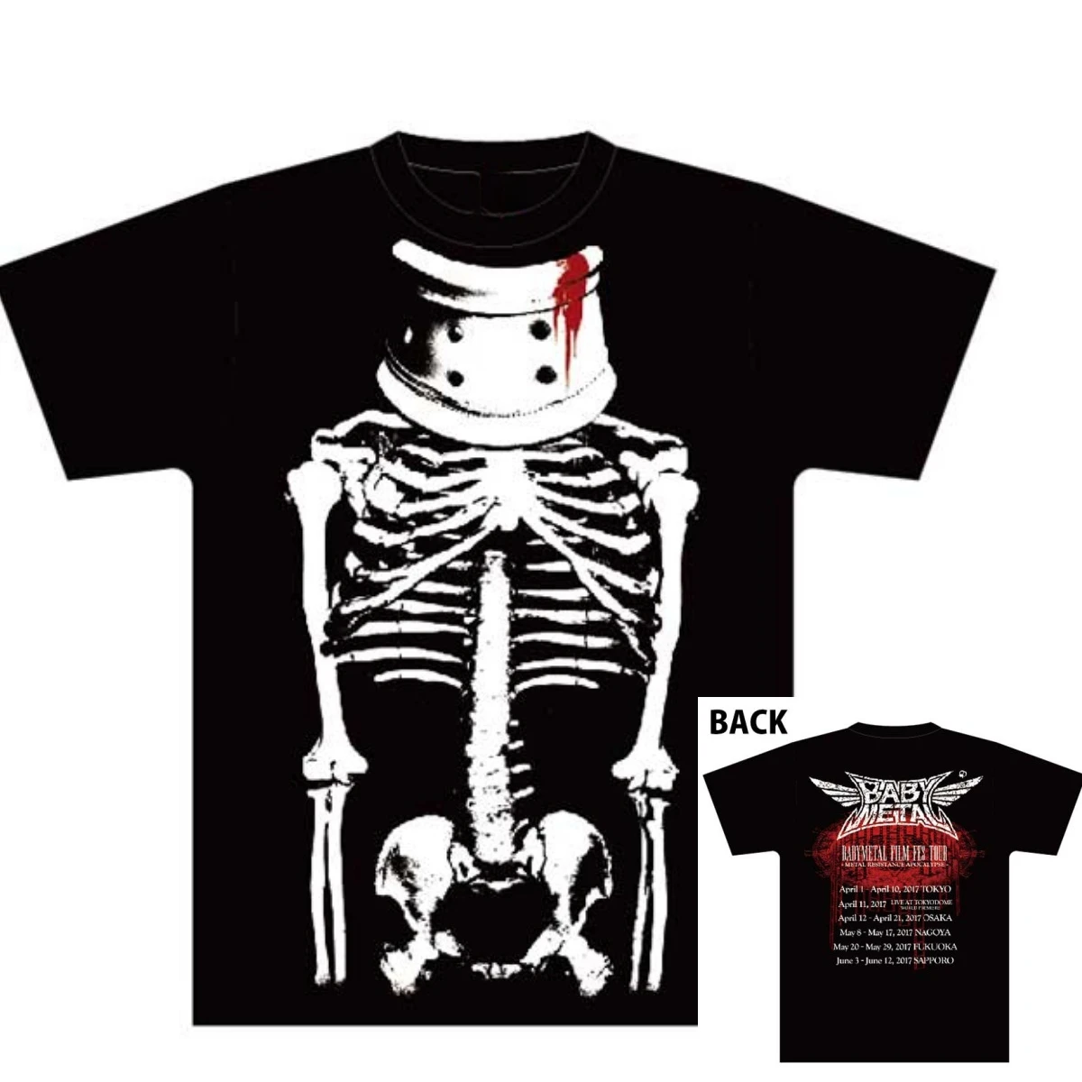 LEGEND Giant Coaster Festival Budokan Memorial BABYMETAL Band T-Shirt Cotton Graphic Tee Men Women Summer Streetwear