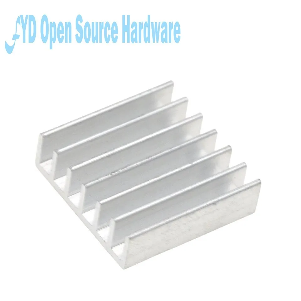 10PCS Heatsink Radiator Cooler Radiator 20x20x6MM High Quality Silver Heat Sink 