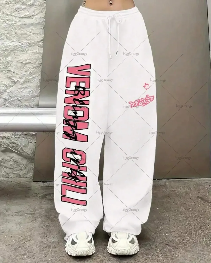 

High Street Fashion Clothing Street Hip-Hop Casual Loose Straight Wide Legs Men American Retro Harajuku Fashion Trousers Women
