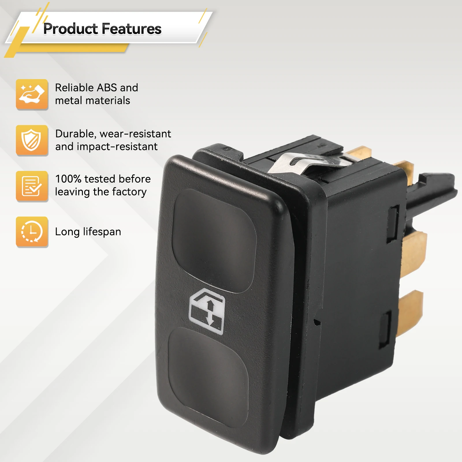 زر مفتاح كهربائي للتحكم في النوافذ ، فولكس فاجن كادي جيتا بولو 6N جولف MK2 + + GTI 6K0959855A ، 1 * * * ، كونسول 3 *