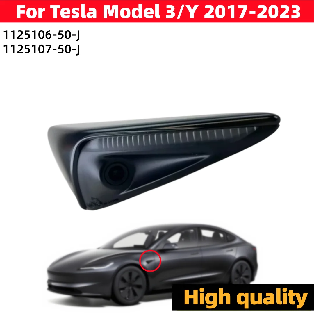 

Turn Signal Camera Assembly For Tesla Model 3/Y 2017-2023 1125106 1125107 Car Side Fender Parking Camera Replacement Parts