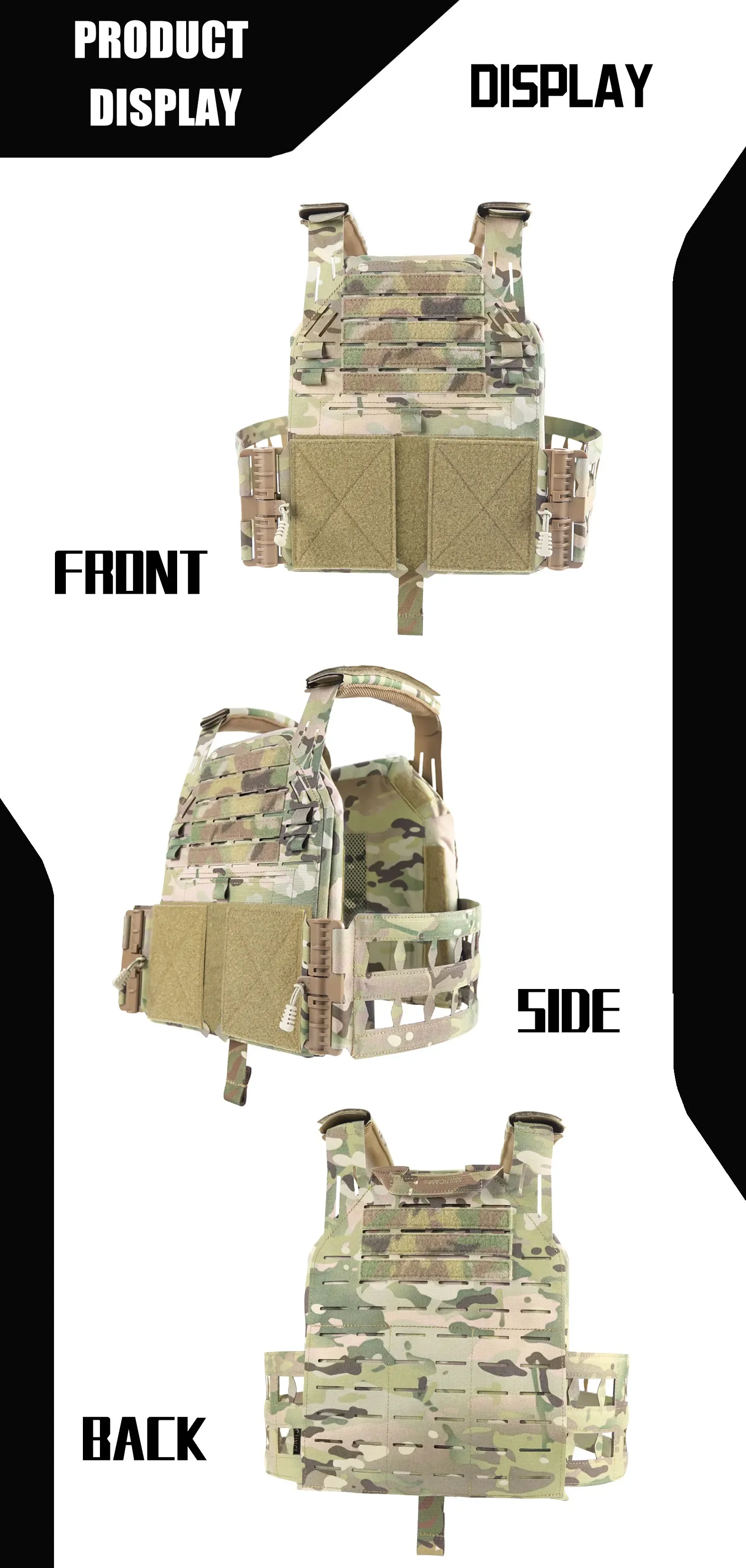 Tactical Vest With Triple Pouch LBT Design 6094 G3 V2 Plate