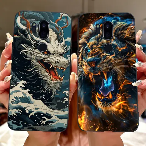 För LG G7 ThinQ-skal LM-G710 G710 G7+ Nytt lyxigt målat skal mjukt silikonfodral för LG G7 ThinQ G7thinq bakstycke 8 best sales LG G7 ThinQ-skal - №3