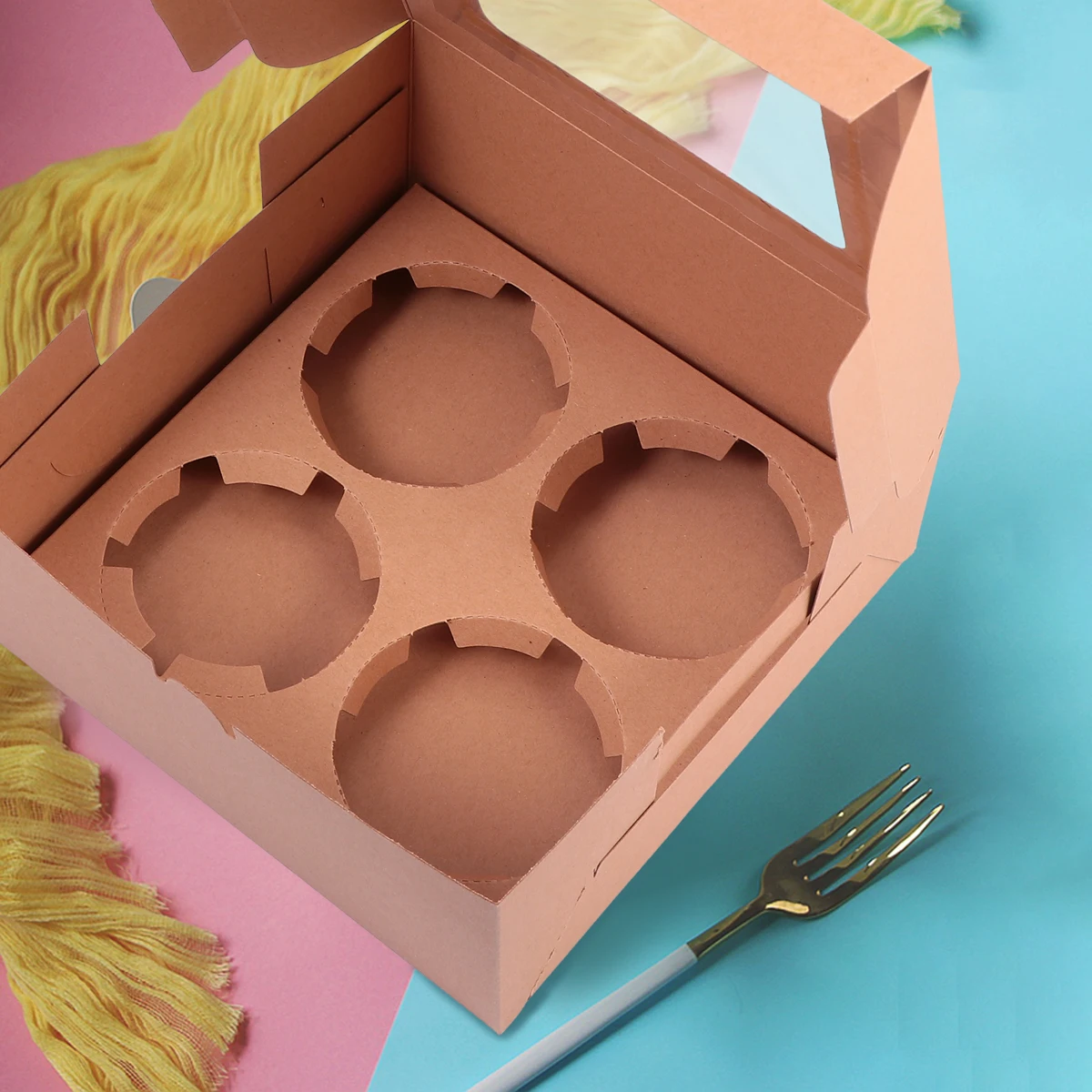 

10 Pcs Cake Box Dessert Small Tart Package Boxes Cupcake Wrapping Egg Pie Child