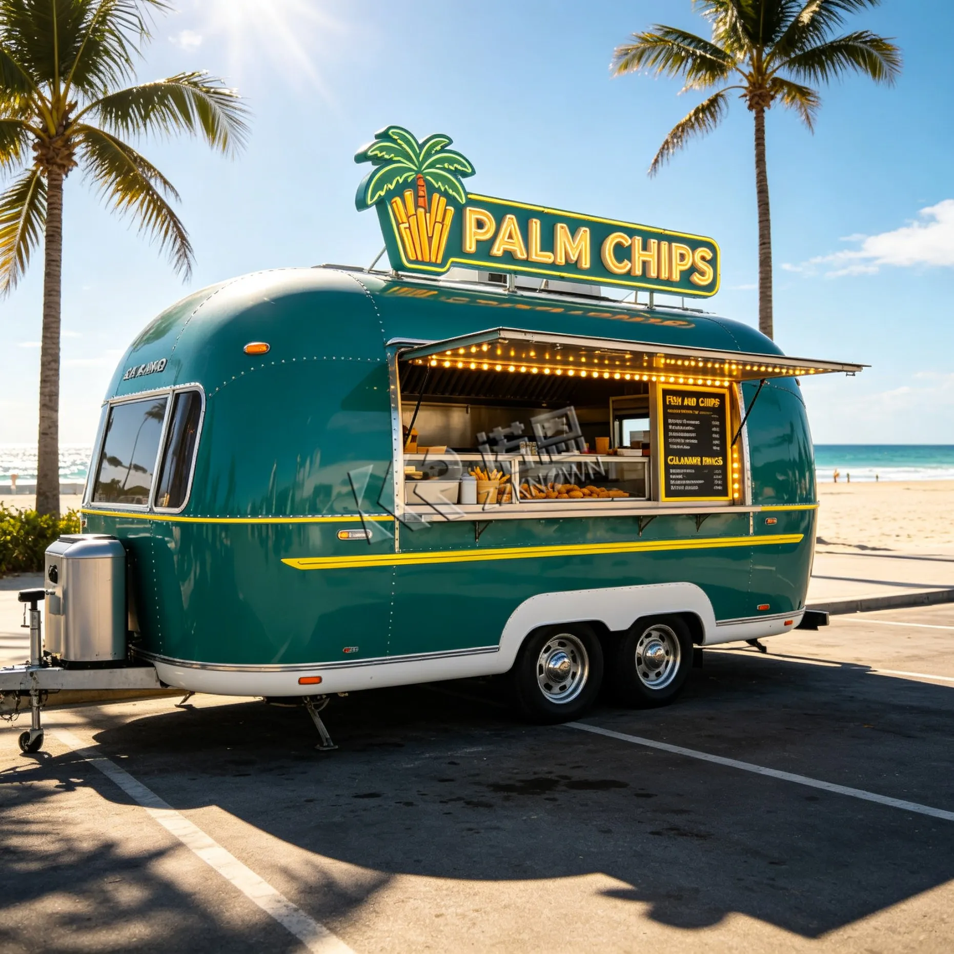 Outdoor Food Cart Street Lunch Kiosk Coffee Carts Mobile Food Trailer Food Truck Manufacturing for Outdoor Use
