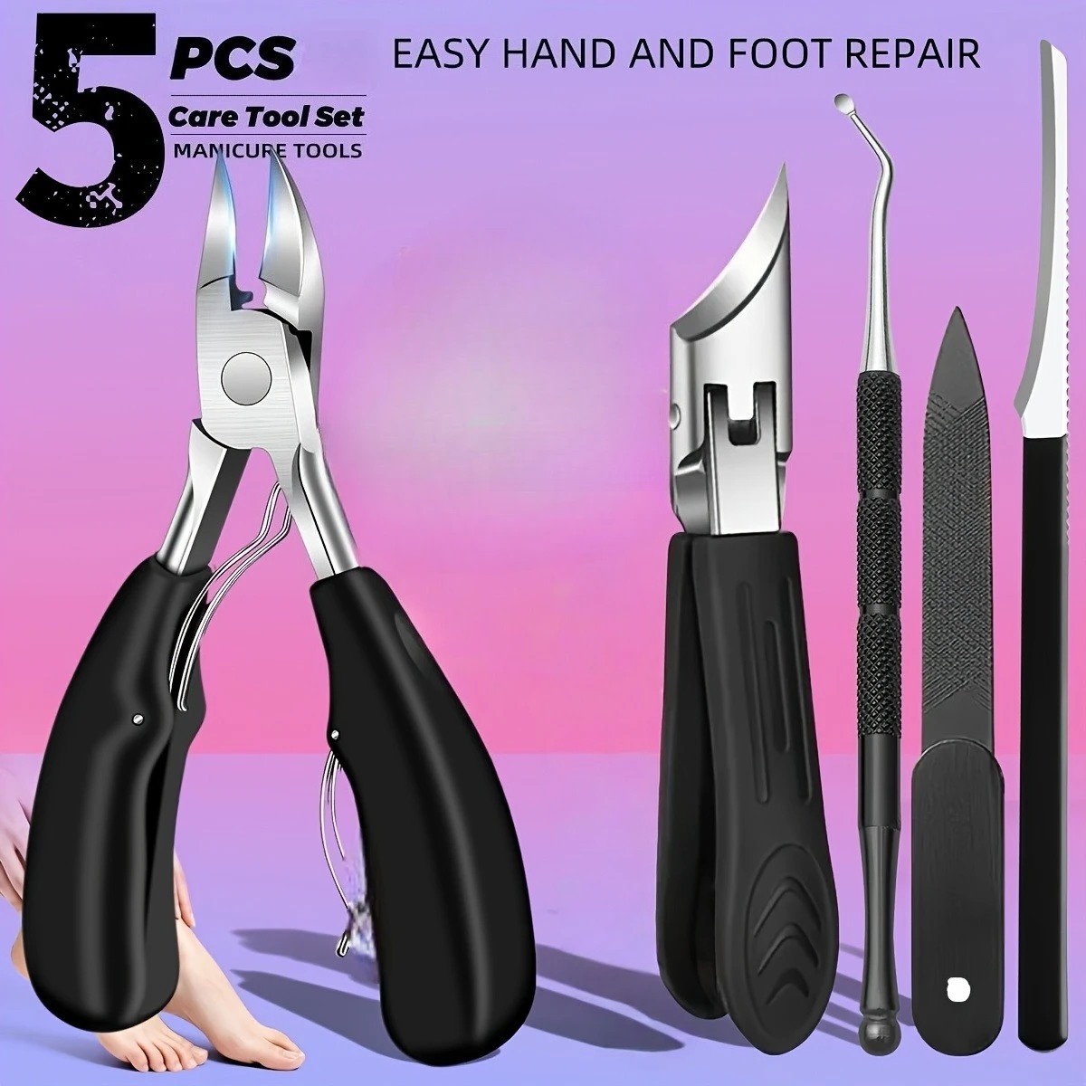 5 durable, corrosion-resistant, precise and efficient nail and foot repair tools for treating thick dead skin