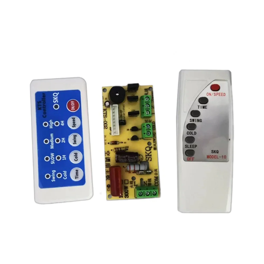 Remote Control Board Fan Control Board Easy Installation Natural Wind Mode 7-hour Timer No Soldering Required Compact Design