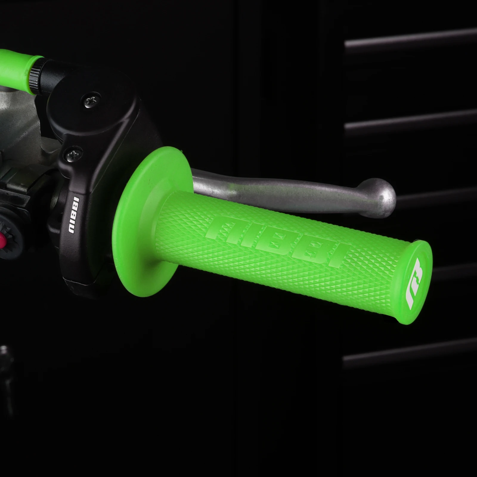NIBBI Universal Motorrad 7/8 Zoll Lock-on-Griff 102 cm Gaszug-Kit 22 mm Drehgriff für Honda Yamaha KTM KTV Motocross – Detail 14