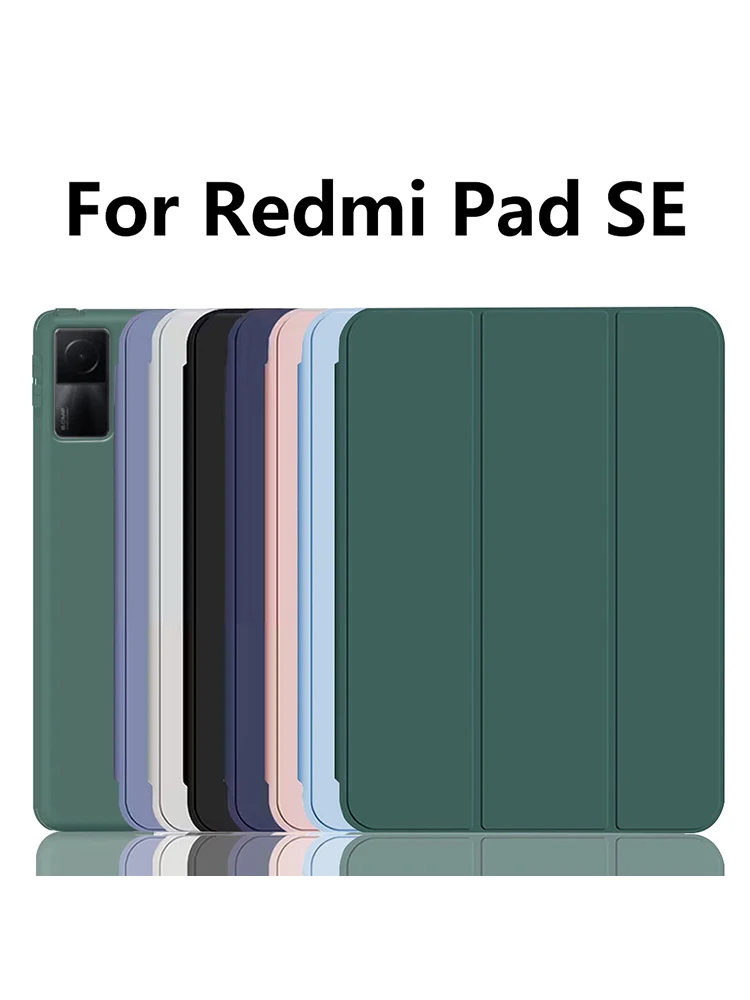 Coque pour Xiaomi Redmi Pad SE 11 ''20233, étui pliable Ultra-fin en cuir PU avec support pour Redmi Pad SE, coque en Silicone souple