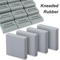 3/6/10/20/36pcs Grey Plasticity Erasers Kneaded Rubber for Blend, Highlight, Shade, Smooth, Sketching, Drawing for Adults