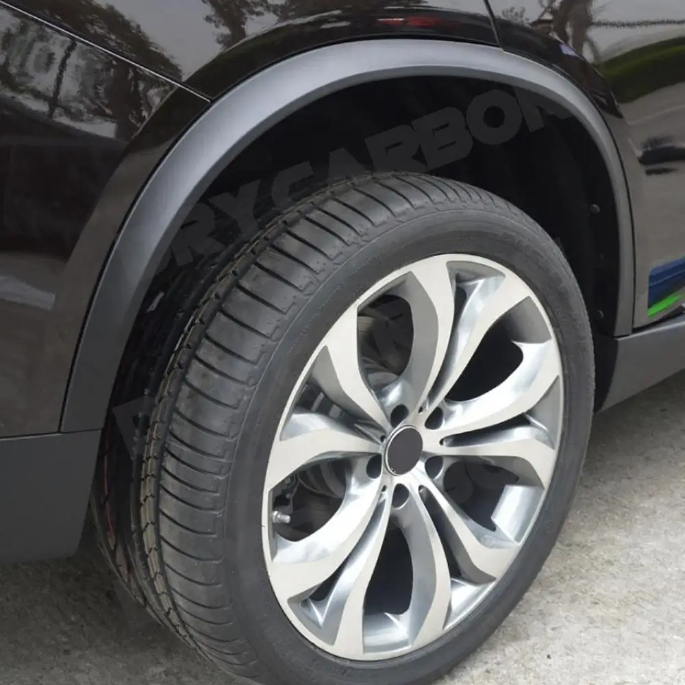 

PP Side Wheel Arch Fender Flares Mudflap Trims For BMW F15 X5 SUV 4 Door 2014 2015 2016 Car Body Kits Accessories