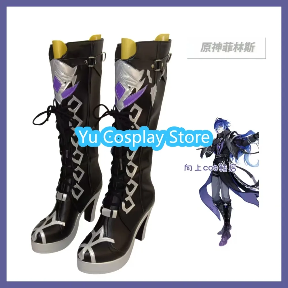 Sklep Yu Cosplay Genshin Impact Freminet Buty do Cosplayu Anime Buty do Cosplayu Rekwizyty do Kostiumów na Halloween