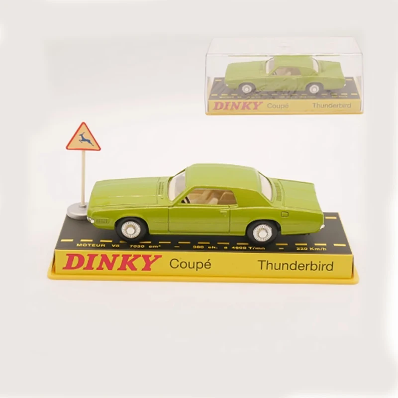 

Игрушки DINKY, литье под давлением, масштаб 1:43, купе Thunderbird, сплав, ретро модель автомобиля, готовая коллекция продуктов, статическая модель, орнамент