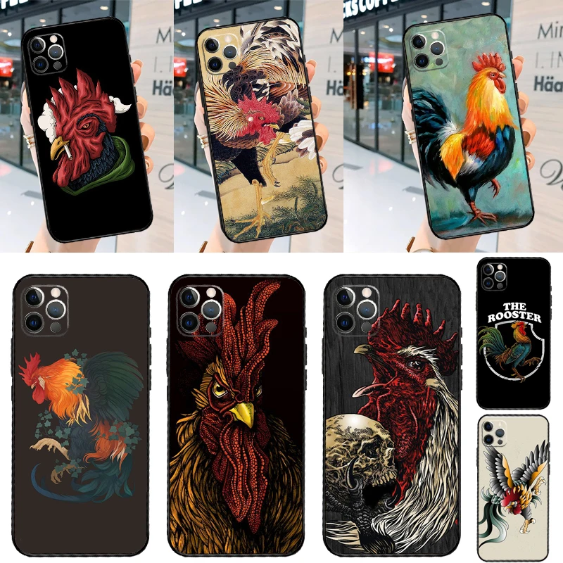 Cock Rooster Chicken Case For Samsung Galaxy M13 M53 M06 M16 M31 M11 M35 M55 M15 M56 M36 M12 M32 M52 M14 M34 M54