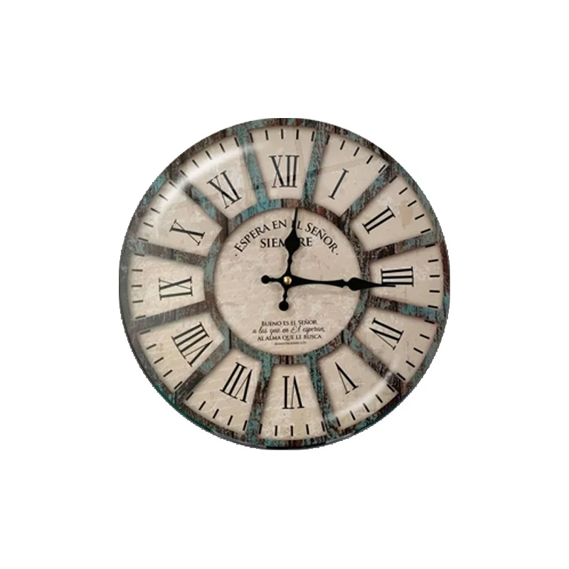 Retro Clock Pocket Watch Pattern 10pcs 12mm/16mm/18mm/20mm/25mm/30mm Round Photo Glass Cabochon Demo Flat Back Making