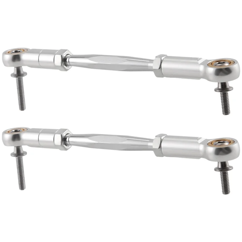 Pièces de direction en métal CNC argenté, jouets de voiture RC, nouveau pour 1/5 Gardens I BAHA ROVAN KM BAAlban5B 5T 5SC SS