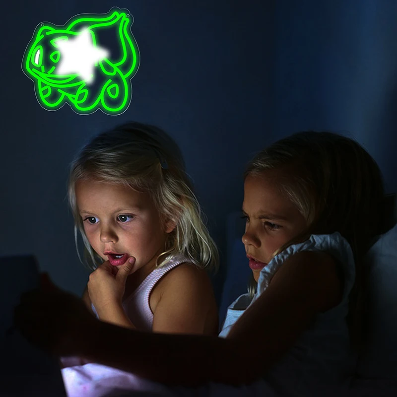 Game Neon Signs for Wall Decor  Video Games Fans Anime Neon Sign for Game Room Birthday Christmas Gift For Monster Game Fans