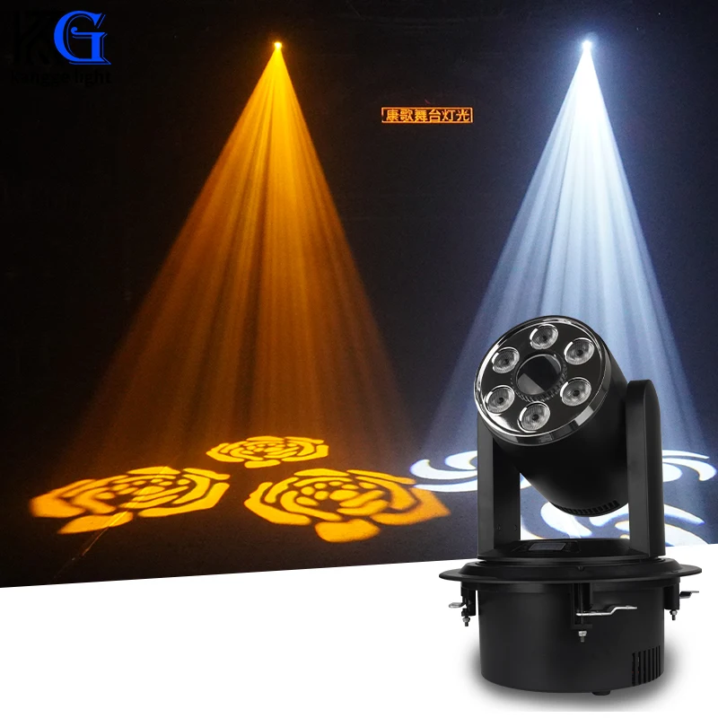 

DMX 6*10W Dyeing+Prism Rotating Pattern Moving Head Light 200W 16+11 Channel Disco Party Moving Head Light for Wedding Bar KTV