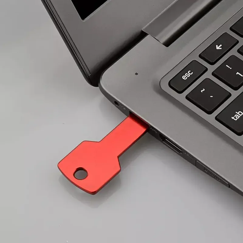 Free Custom Laser Engraving LOGO Color Metal Key Model USB2.0 Flash Drive 4GB 8GB 16GB 32GB 64GB 128GB