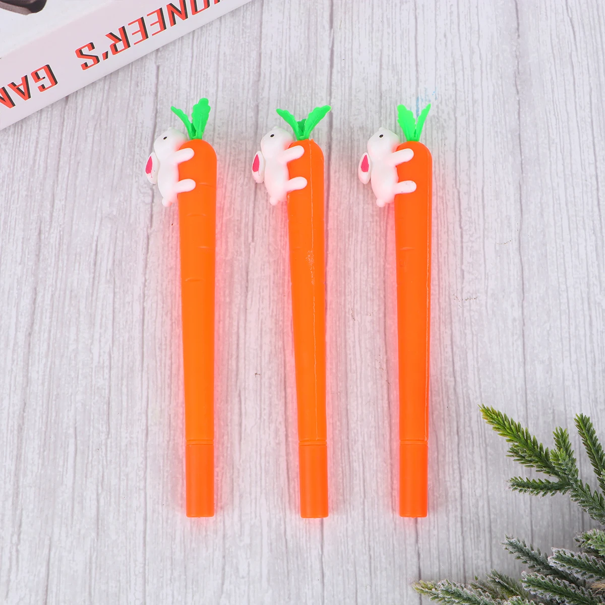 

20pcs Rabbit Shape Gel Pens Fine Tip Cartoon Creative School Office Supplies Kids Gifts Neutral Writing Instruments