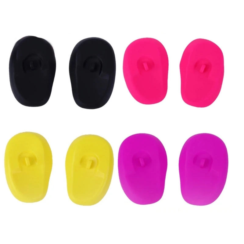 2pcs Hygienic Ear Covers Silicone Material Keep Your Ears Dry and Healthy During Hair Washing