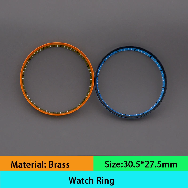 

30,5 мм кольцо для часов, металлическое кольцо, подходит для SKX007 SKX009, аксессуары для часов для NH35 NH36 7S 4R, детали для часов с механизмом